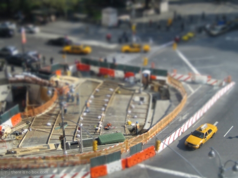 New York Columbus Circle Fake Miniature